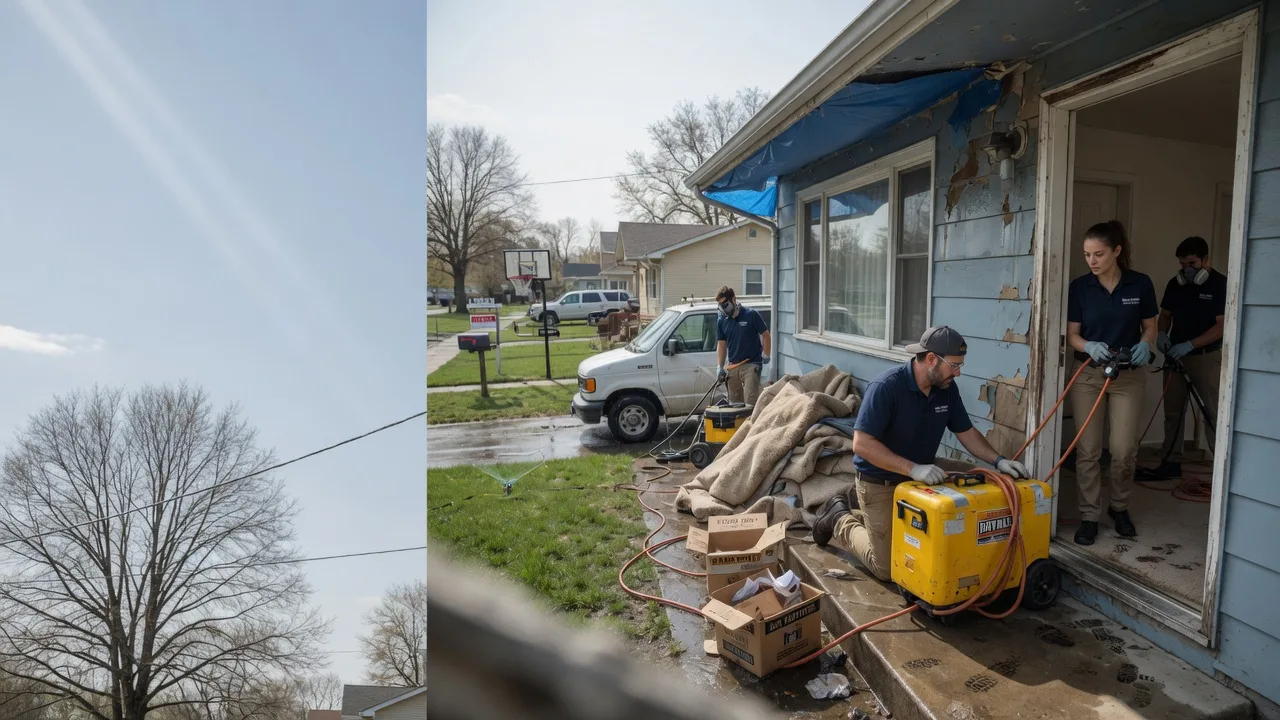 Basement Flood Cleanup in Prophetstown, IL near me